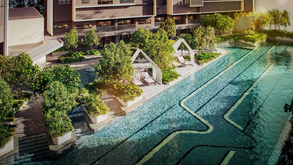 The Olympic-length swimming pool is sure to thrill both exercise enthusiasts and fun seekers.