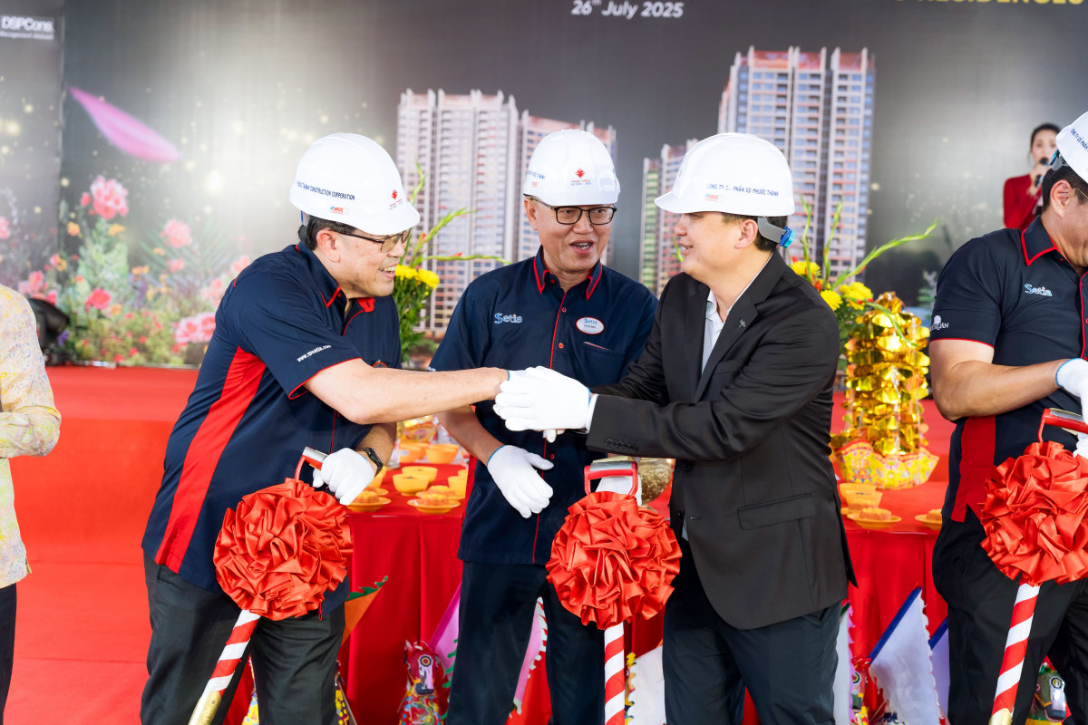 S P Setia breaks ground for Setia Gardens Residences in Vietnam
