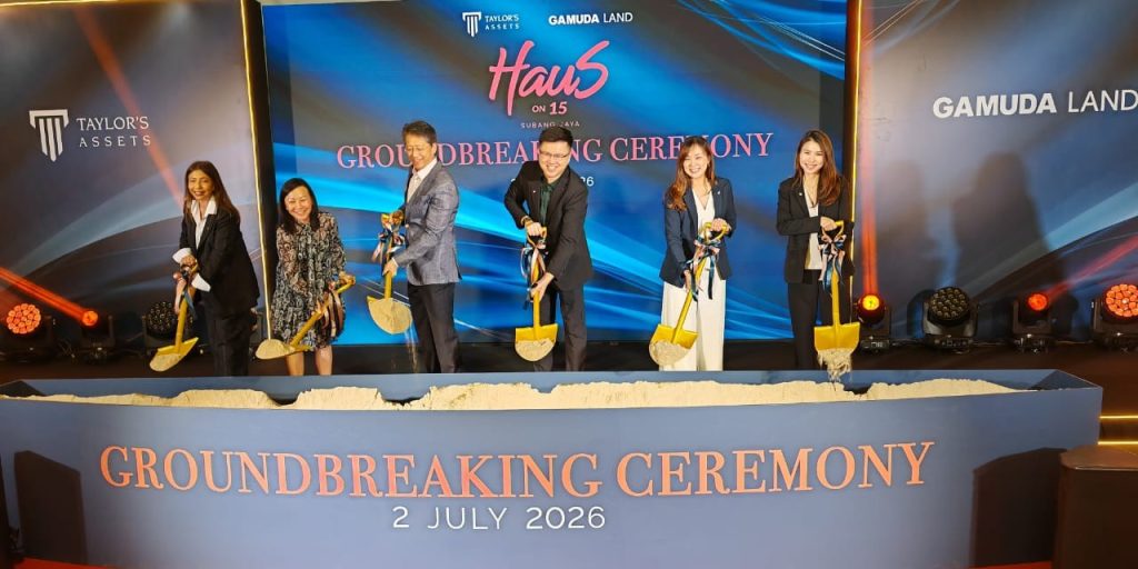 Gamuda Land and Taylor’s break ground on Haus on 15
