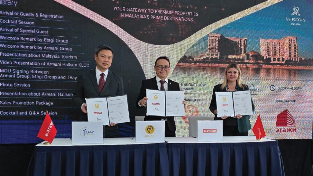 Armani Group expands to Kazakhstan through collaboration with TBay and Etagi