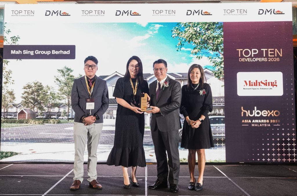 Mah Sing strikes 15th consecutive Top 10 win at Hubexo Asia Awards 2026