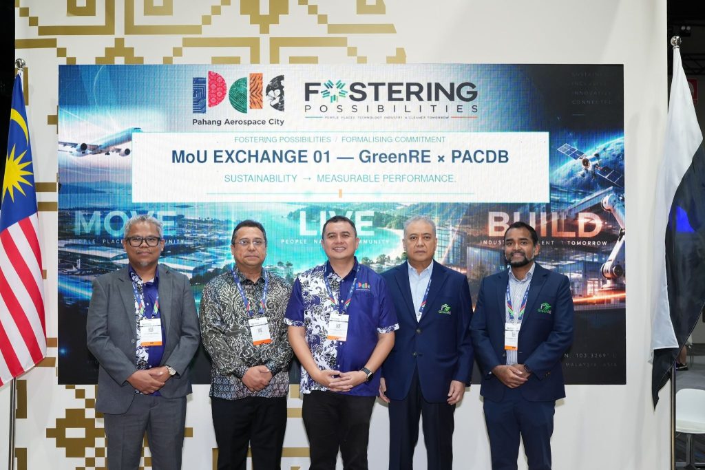 Pahang Aerospace City and GreenRE partner to build sustainability into future development