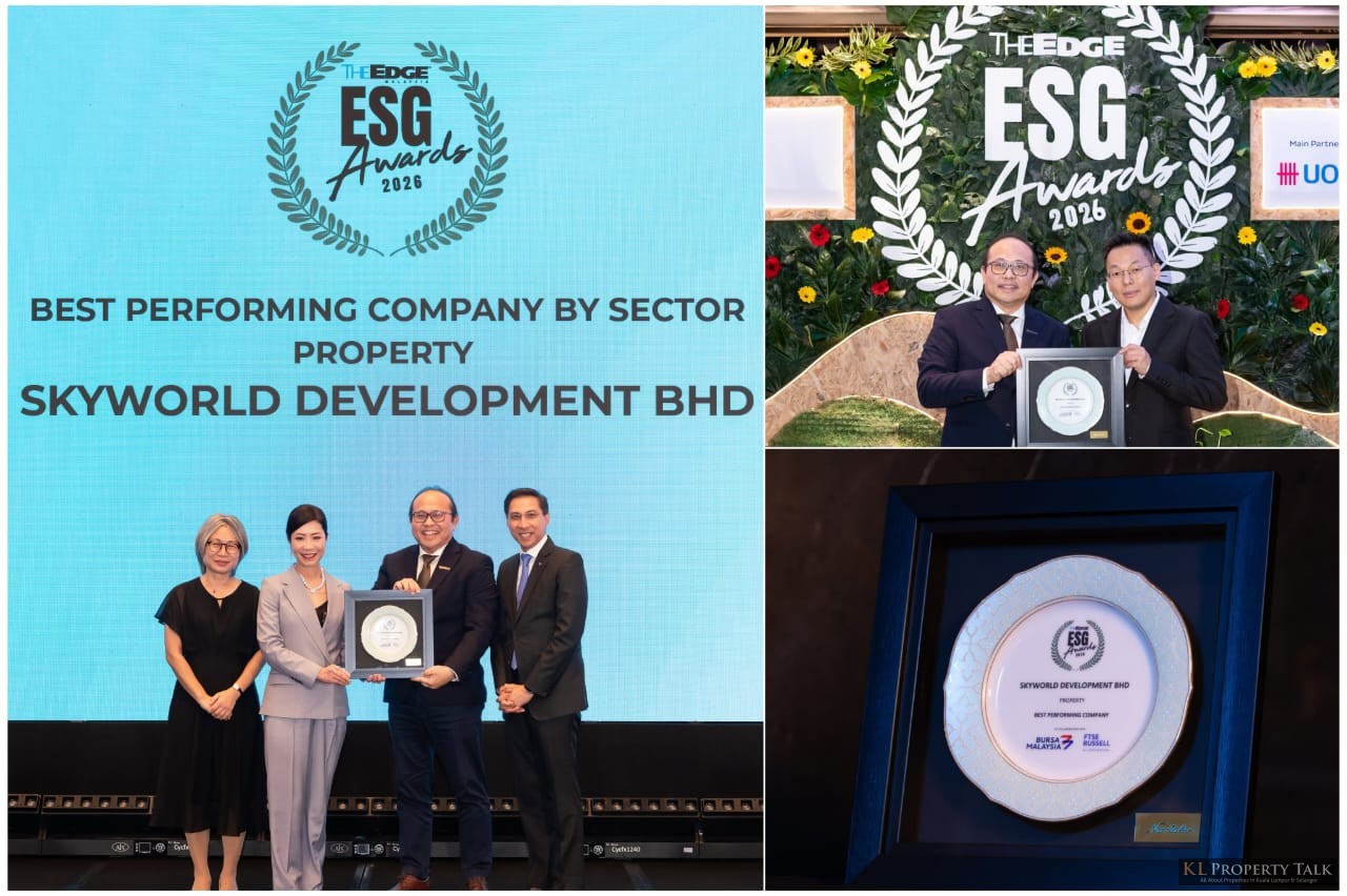 SkyWorld recognised as Best Performing Company in Property Sector at The Edge Malaysia ESG Awards 2026
