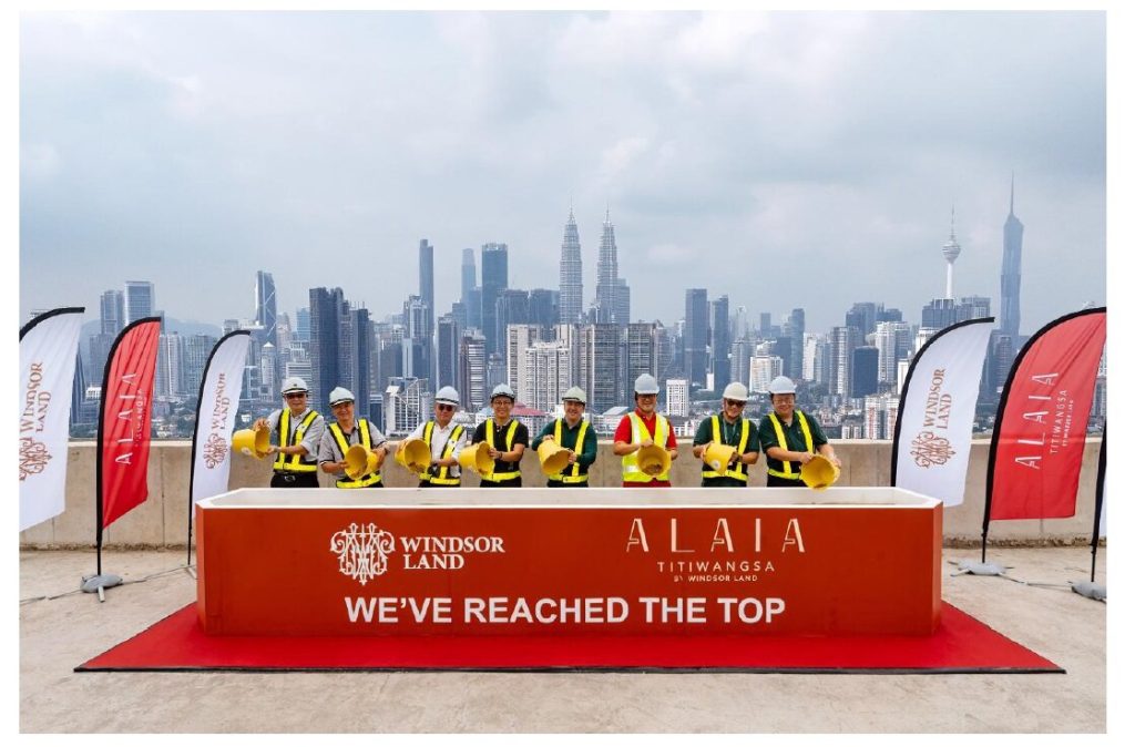 Windsor Land tops out ALAIA Titiwangsa